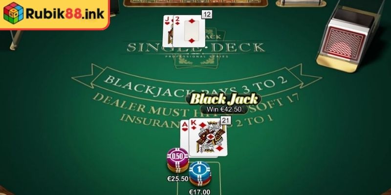 Khám phá sức hấp dẫn của Blackjack Rubik88 online
